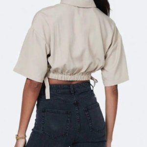 Billie the Label - Khaki Women's Imogene Crop Top